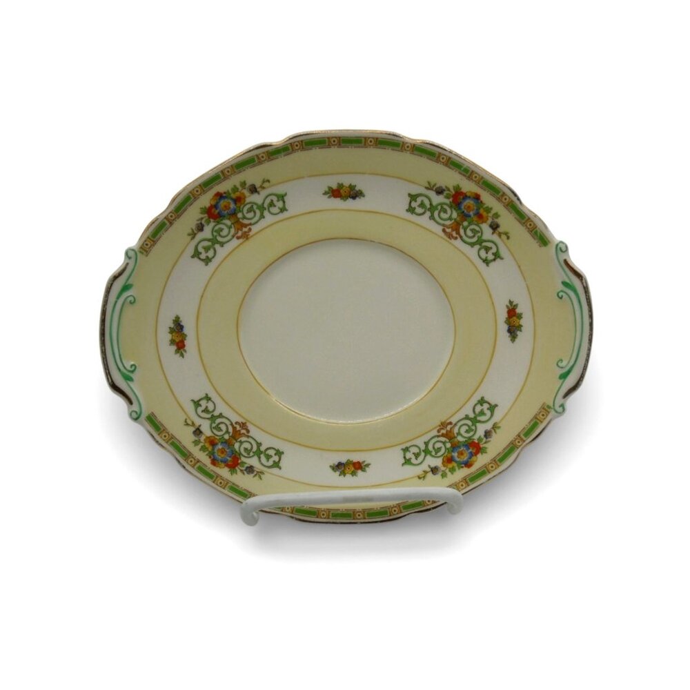 Grindley Tunstall Gravy Boat Saucer Floral England Vintage